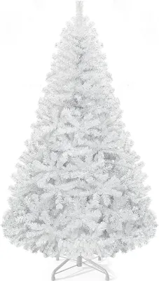 Productafbeelding van Kunstkerstboom - Wit - Ca - 818 takken - Natuurgetrouw - Dichte takken - Snelle montage voor thuis - Kantoor - Winkels