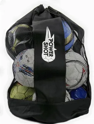 Produktbild von Powershot Logo Ballbeutel Schwarz Up To 12 Balls Schwarz Up To 12 Balls