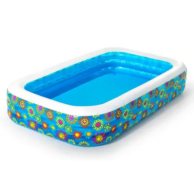 Produktbild von Bestway 54121, Aufblasbarer Pool, 1161 l, Rechteckig, 6 Jahr(e), Vinyl, Mehrfarbig