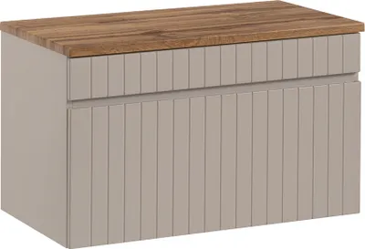Produktbild von Waschtischunterschrank 80.4cm Zelie mit 1 Schublade, Kaschmir