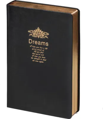 Produktbild von Kalpa - Notizbuch Dreams 214x145x40mm blanko schwarz