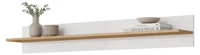 Produktbild von Kadalo - Regal, 138x20x20h cm Weiß Hochglanz, ein Fach
