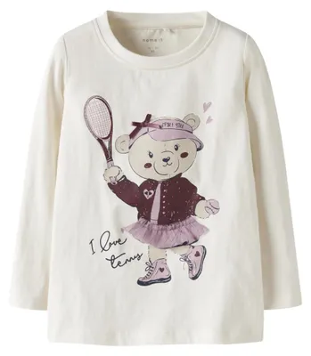 Immagine prodotto di NAME IT, top per bambine, collezione Nmftelia Ls, modello Cloud Dancer, taglia 92