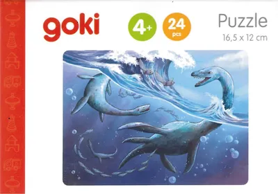Zdjęcie produktu dla Minipuzzle Dinosaurier