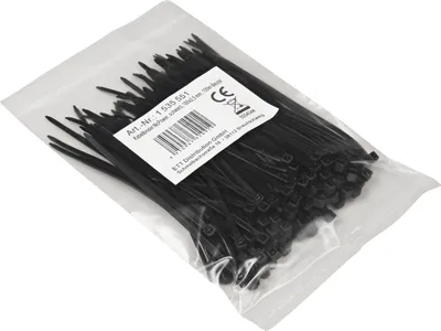 Produktbild von Kabelbinder McPower, schwarz, 100x2,5 mm, 100er-Beutel
