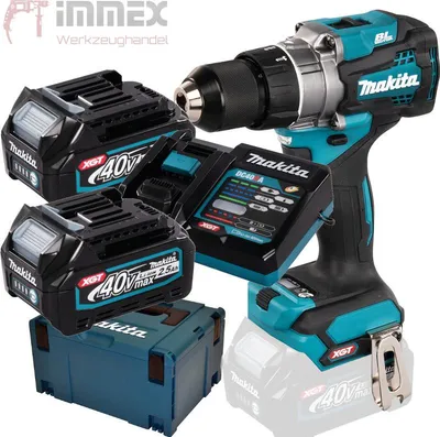 Produktbild von Makita DF001GD201, Handbohrmaschine, Ohne Schlüssel, Bürstenlos, Schwarz, Grün, 1,3 cm, 2600 RPM