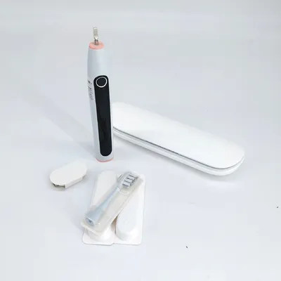 Produktbild von Oclean X Lite Elektrische Zahnbürste Grau Schallzahnbürste 3 Ersatzbürstenköpfe Dentalpflege