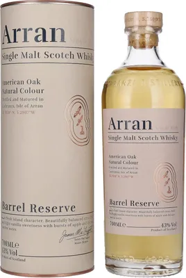 Image de Arran Single Malt American Oak BARREL RESERVE 43% Vol. 0,7l en boîte cadeau