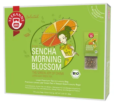 Zdjęcie produktu dla Teapot Organic Sencha Morning Blossom Luxury Bag 20 torebek