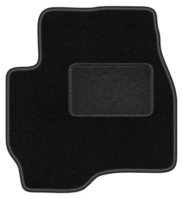 Productafbeelding van Velours bestuurdersmat voor Mazda Tribute 2000-2011 (SUV) – zwart, op maat – Wielganizator LUX