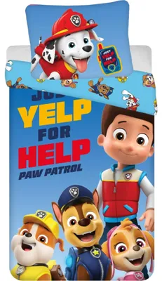 Produktbild von Paw Patrol Design Kuschelige Bettwäsche Baumwolle, 140x200 cm & 70x90 cm