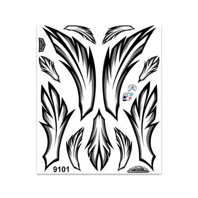 Obrázok produktu pre Nálepka perie 20 x 24 cm