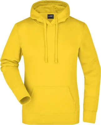 Produktbild von Ladies' Hooded Sweat Klassisches Kapuzensweat sun-yellow, Gr. S