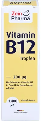 Produktbild von ZeinPharma Vitamin B12 200 µg Tropfen, 50 ml Lösung