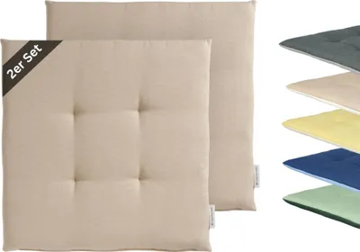 Image de TOM TAILOR Outdoor Sitzkissen DOVE CHAIRPAD Beige 40 x 40 cm