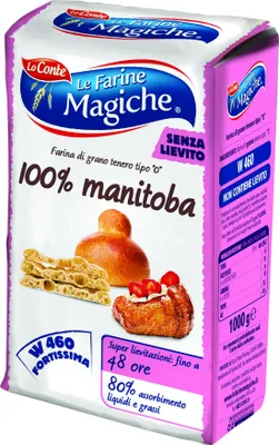 Produktbild von 6x Lo conte Farina Manitoba 100% 1kg Mehl Flour' Mehl für Desserts