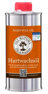 Produktbild von Oli Natura Hartwachsöl, 0,25 Liter / Natur