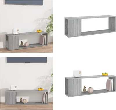 Obrázek produktu pro vidaXL TV skříňka šedá Sonoma 100x24x32 cm materiál na bázi dřeva - TV skříňka - TV skříňky - TV nábytek - TV stojan