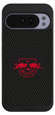 Produktbild von NIVOCASE Handyhülle für Google Pixel 10 Pro XL  Hülle NIVOpure Case Schwarz Carbon Offizielles Lizenzprodukt RB Leipzig