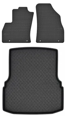 Immagine prodotto di Tappetini gomma SolidTread + bagagliaio per Citroen Nemo 2008-2017 3 pezzi