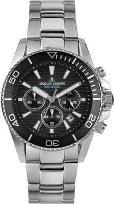 Produktbild von Chronograph Jacques Lemans Silber Kollektion Liverpool - mann