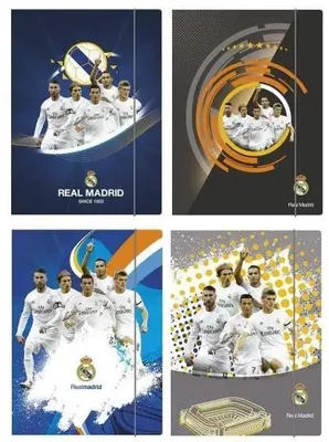 Image de Pochette à élastique A4 Real Madrid 3 ASTRA - ASTRA papeterie