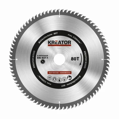 Obrázek produktu pro Pilový kotouč Ø 254 x 30 x 3 mm 80 zubů Pilový kotouč na dřevo + 3 redukční kroužky