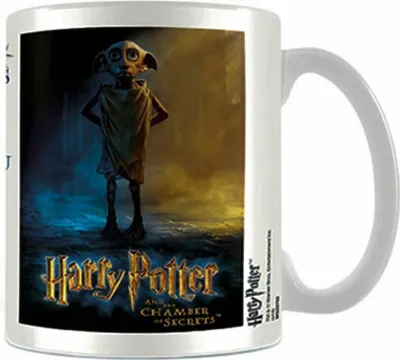 Produktbild von Harry Potter - Kaffeebecher "Warning" PM2730 (Einheitsgröße) (Weiß/Blau/Gold)