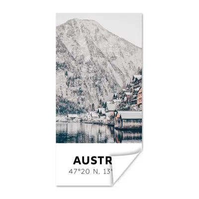 Produktbild von MuchoWow® Poster Österreich - Wasser - Berge - Alpen 20x40 cm - Plakat - Foto