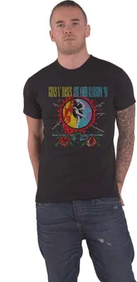 Produktbild von Guns N Roses - T-Shirt für Herren/Damen Uni RO3026 (S) (Schwarz)