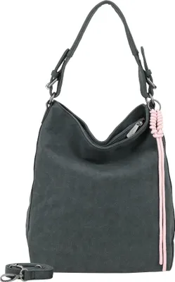 Produktbild von Fritzi aus Preußen Schultertasche Umhängetasche Bitzi01 Suede Jacky Hobo Bag Night Blue dunkelblau