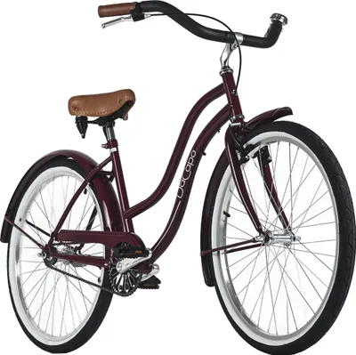 Produktbild von DaCapo DaCapo Beachcruiser Damen 26" California Rot 1 Gang RH 46 cm