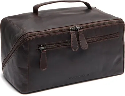 Image de The Chesterfield Brand trousse de toilette Trevia Toiletry Bag Brown marron foncé