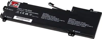 Immagine prodotto di Batteria T6 Power per Lenovo IdeaPad 510S-13IKB, Li-Poly, 7,6 V, 3800 mAh (29 Wh), nero