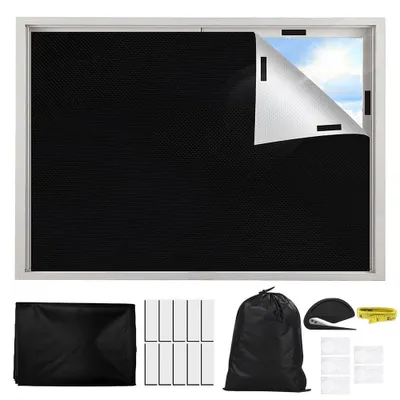 Obrázek produktu pro Zatemňovací závěs 200 x 146 cm - Bez vrtání - Magnetický - 100% zatemnění - Voděodolný - Tepelná izolace - Rolety