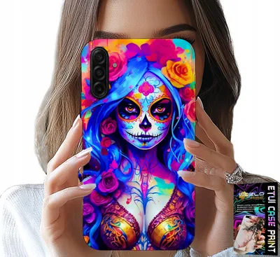 Obrázek produktu pro Etui Do Samsung Galaxy A57 5G - Meksykańska, Kolorowa Królowa Śmierci