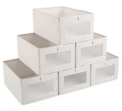 Produktbild von 6 Stück Schubladen-Organizer - Aufbewahrungsboxen für Kleidung