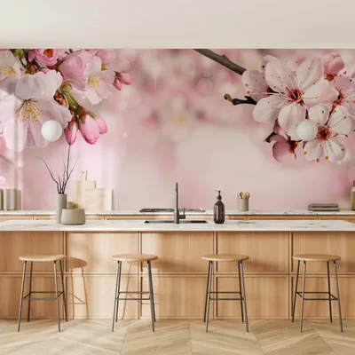 Produktbild von Vlies Fototapete - Spring Cherry Blossom 350x256 cm Blumen b-A-0236-a-b