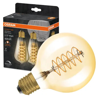 Produktbild von Osram LED STAR CLAS A 60 FR 8.5W/2700K B22D LED-Lampe, Birnenform, Sockel B22, 8,5 Watt, Warmweiß, 2700 K,