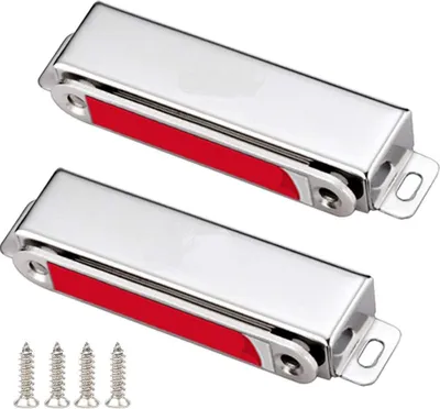 Produktbild von Schranktürmagnet, 2 Stück, Türmagnet aus Edelstahl mit 40 KG Haltkraft, Magnetverschluss für Schränke und Türen
