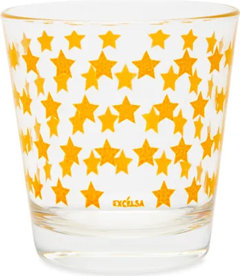 Productafbeelding van Excelsa Set van 6 glazen "Enjoy", inhoud 25 cl, van geel glas