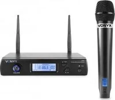Produktbild von Vonyx WM61, Handmikrofon, 40 - 17000 Hz, Empfänger für Rackmontage, Handsender, 1%, 90 dB