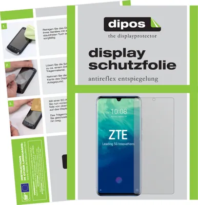 Obrázok produktu pre 2x ochrana displeja pre ZTE Axon 10s Pro matná ochranná fólia displeja dipos