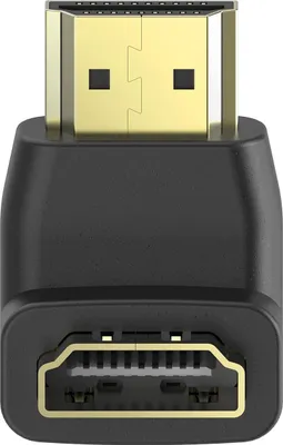 Obrázok produktu pre HAMA adaptér HDMI 270 stupňov zlatý čierny