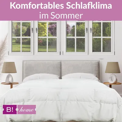 Produktbild von Bettdecke B!HOME mit 100% Daunen : Sommer : 135 x 200 cm
