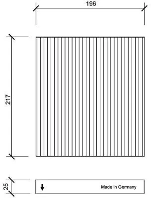 Produktbild von DIEDERICHS DCI1084 Aktivkohle Innenraumfilter Pollenfilter für MAZDA 2 (DY) 6 Station Wagon (GY) 6 (GG) 6 Hatchback (GG)