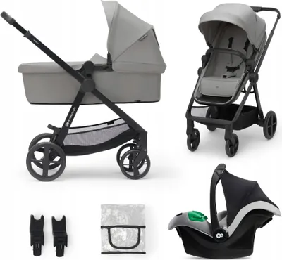Zdjęcie produktu dla Wózek dziecięcy Kinderkraft NEWLY szary