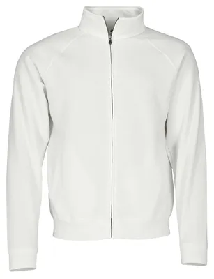 Produktbild von PREMIUM SWEAT JACKET | Sweatjacke für Herren & Damen – Uni Kapuzenlose Jacke mit Stehkragen, Verdecktetem Metall-Reißverschluss & Vordertaschen