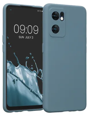Produktbild von kwmobile Slim Case kompatibel mit Oppo Find X5 Lite Hülle - Handyhülle aus Silikon in Arctic Night