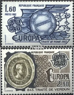 Produktbild von Briefmarken Frankreich 1982 Mi 2329-2330 (kompl.Ausg.) postfrisch Europa
